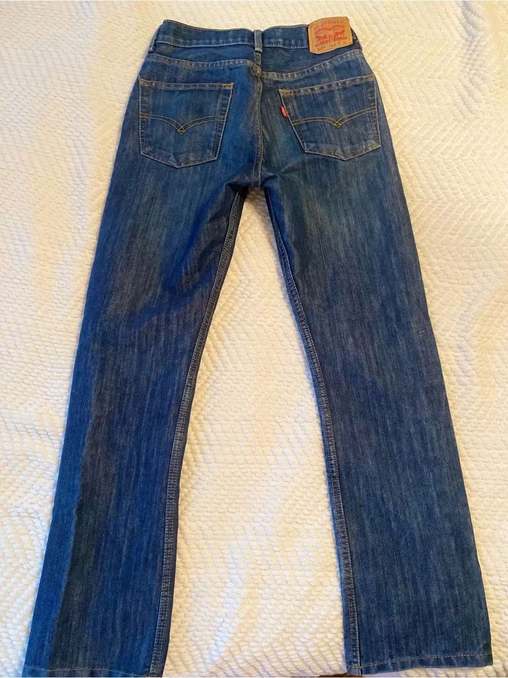 Levi’s 514 Slim Straight Jeans W27 L29 Medium Wash Denim